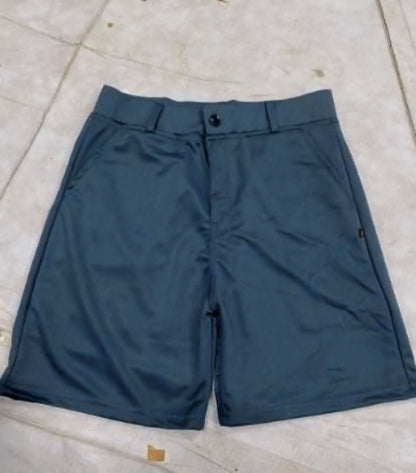 Men's Sleek Solid Light Grey Casual Shorts